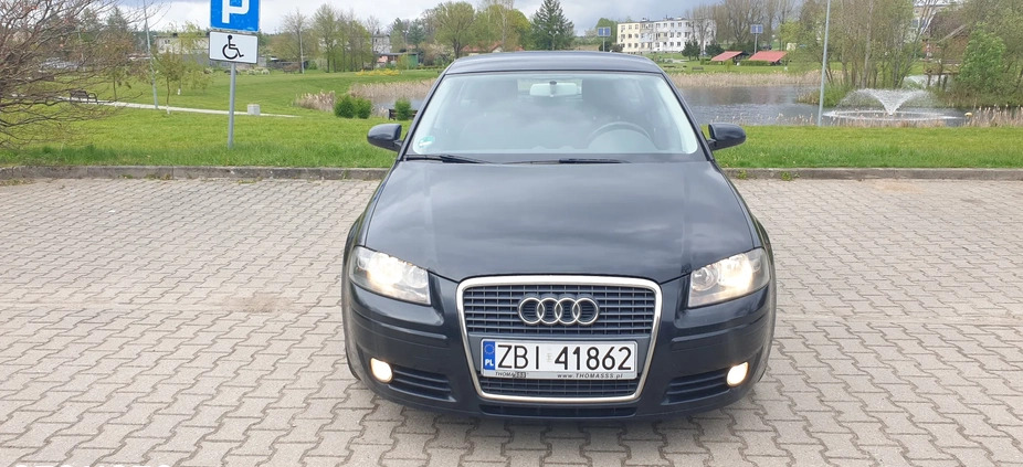 Audi A3 cena 19300 przebieg: 259777, rok produkcji 2007 z Białogard małe 191